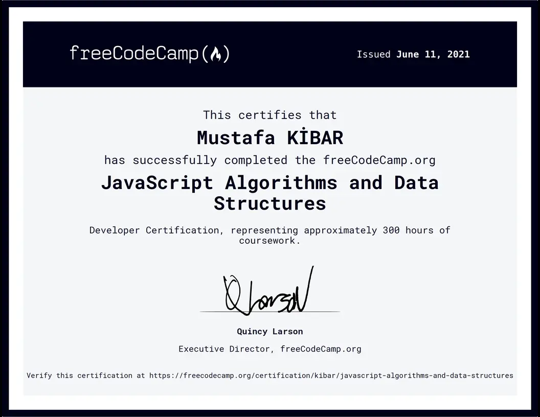 JavaScript Algorithms and Data Structures